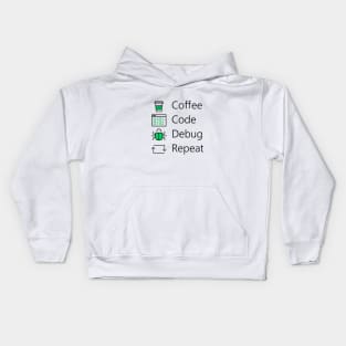 Life of a programmer Kids Hoodie